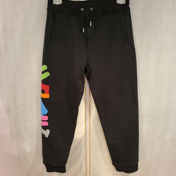 HELMUT LANG 3D Logo Print Sweatpants - Picture 3 of 8